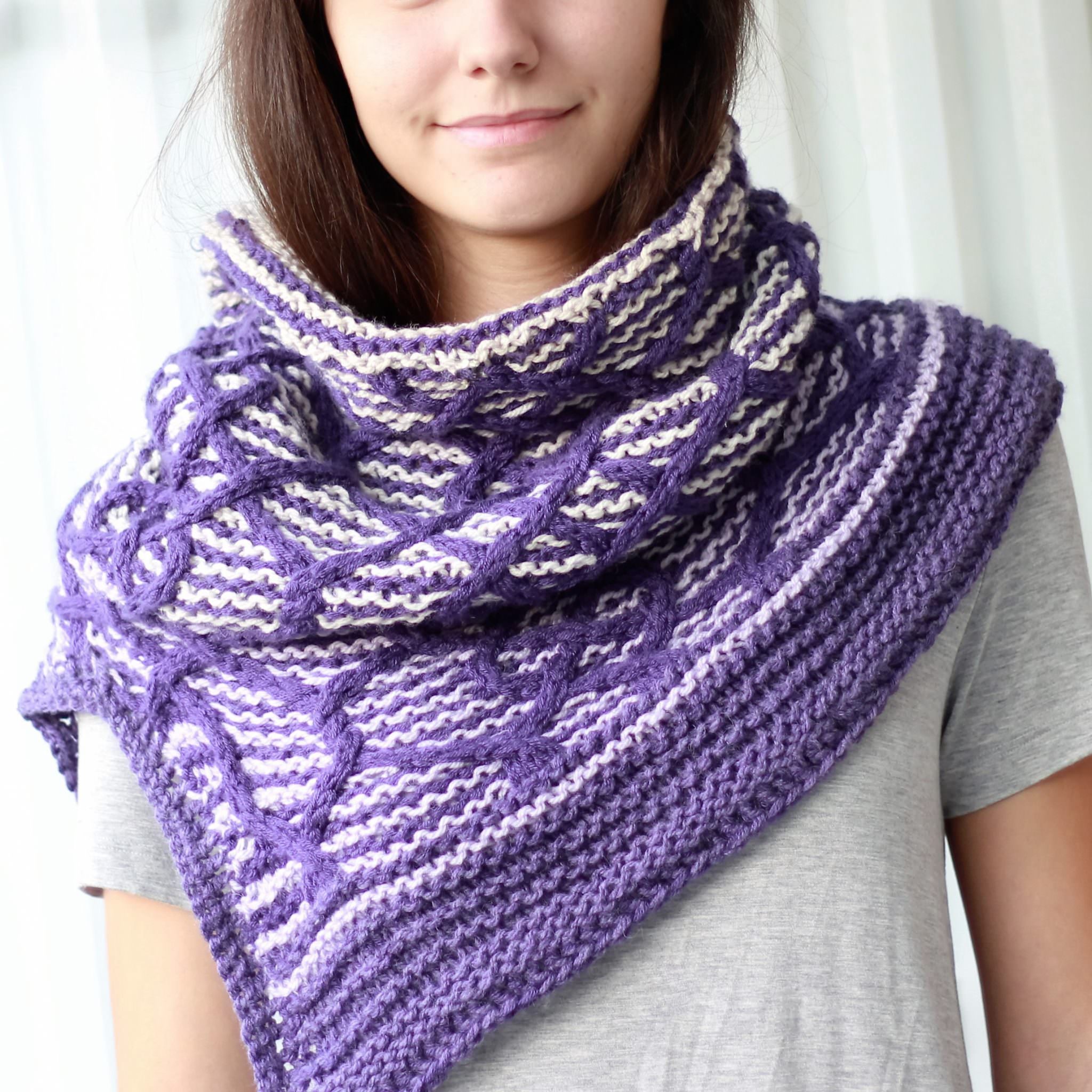 cadence / HOODED COWL - KNITTING PATTERN - The Easy Design