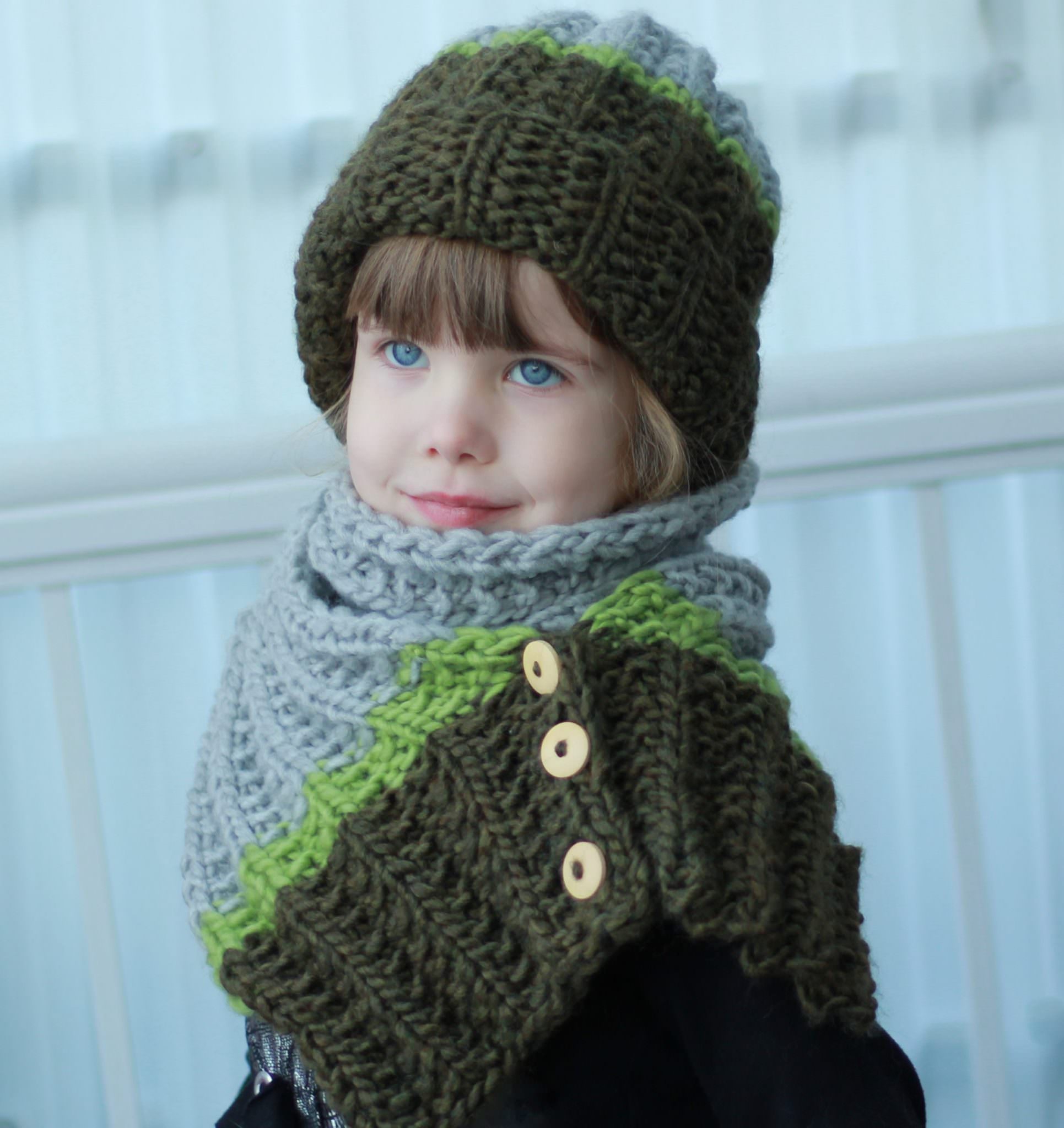 Marianne / SET HAT+ SCARF / KNITTING PATTERN The Easy Design