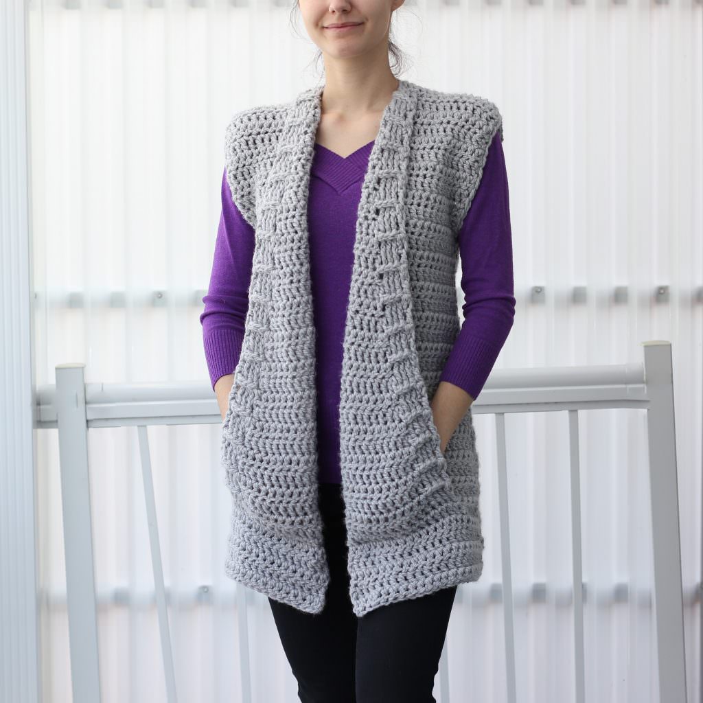 ARIA Vest - Crochet Pattern - The Easy Design