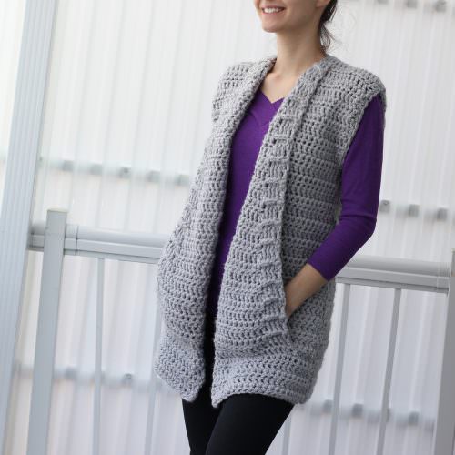 ARIA Vest - Crochet Pattern - The Easy Design