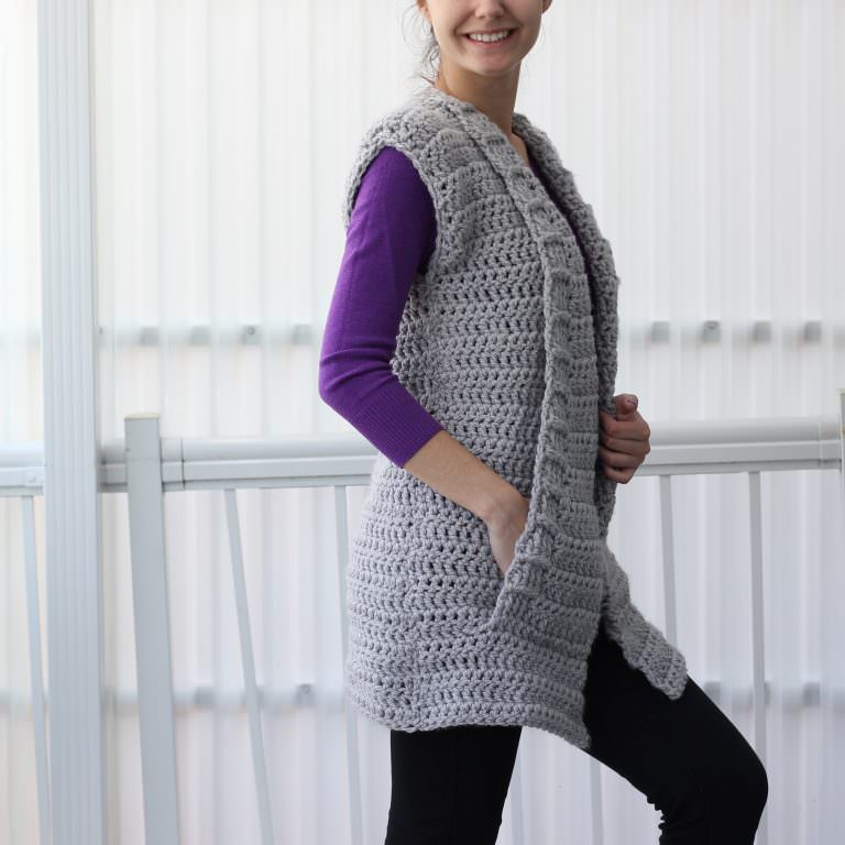 ARIA Vest - Crochet Pattern - The Easy Design