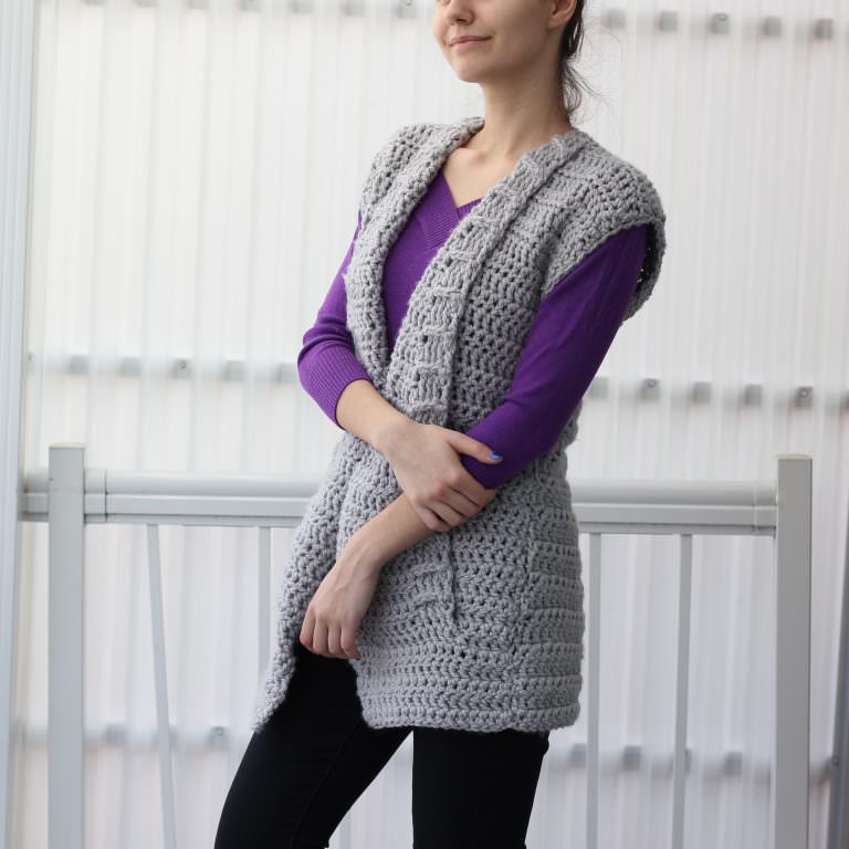 ARIA Vest - Crochet Pattern - The Easy Design